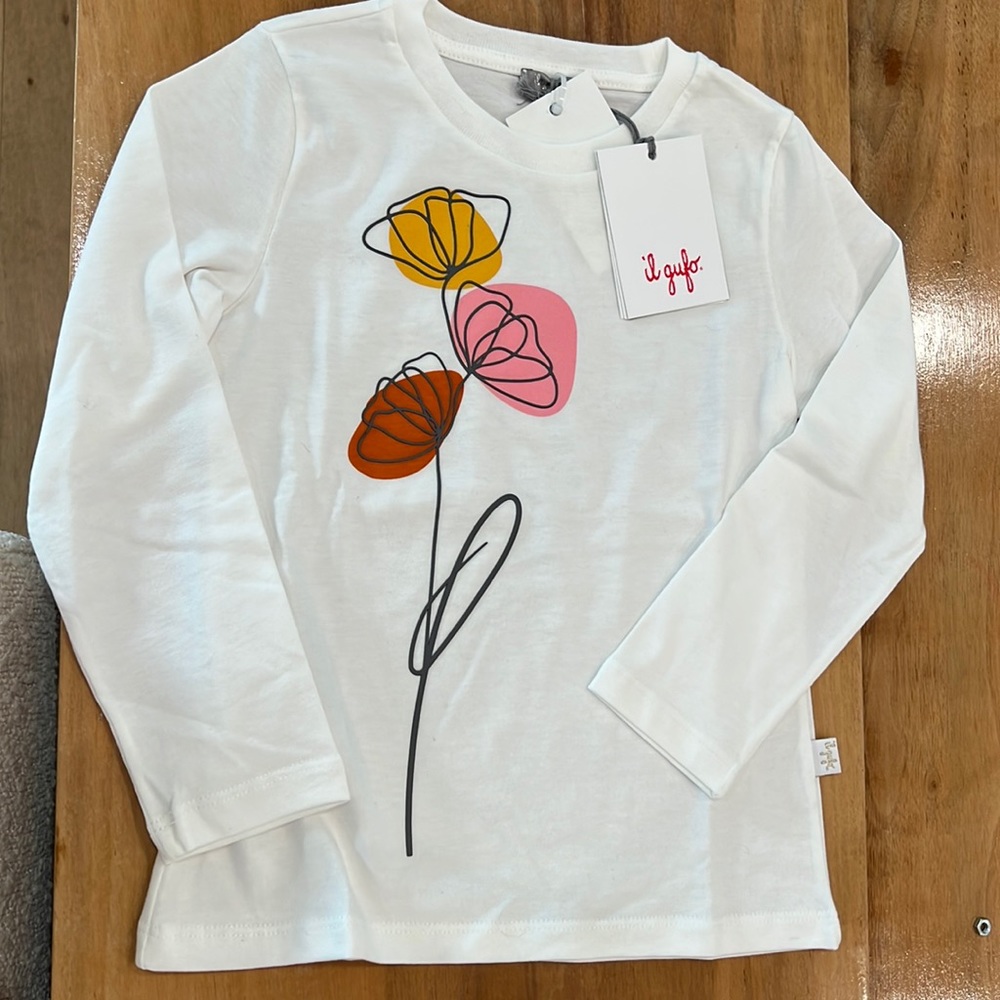NWT Il Gufo girls long sleeve t-shirt